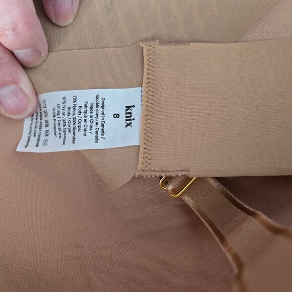 NWT KNIX WingWoman Contour Bra sz 8 Warm Sand - Picture 5 of 9